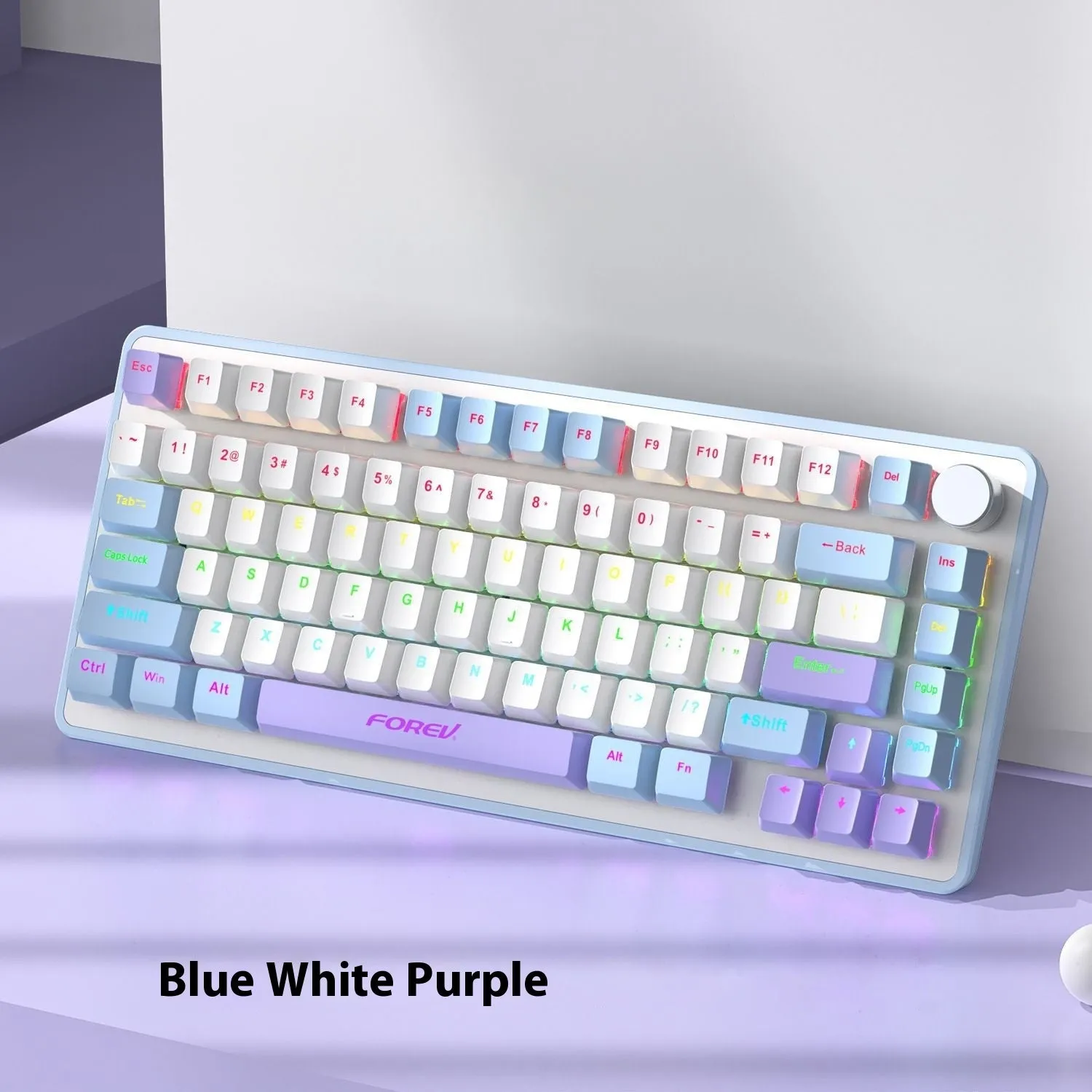 98-key mechanical keyboard and mouse set with backlight in various colour options