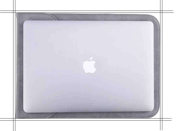 Neoprene notebook case for 11-12 inch laptop in Dark Gray with 6mm thickness