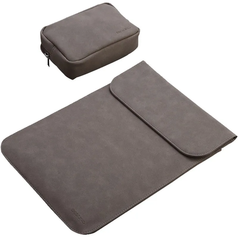 Neoprene notebook case for 11-12 inch laptop in Dark Gray with 6mm thickness