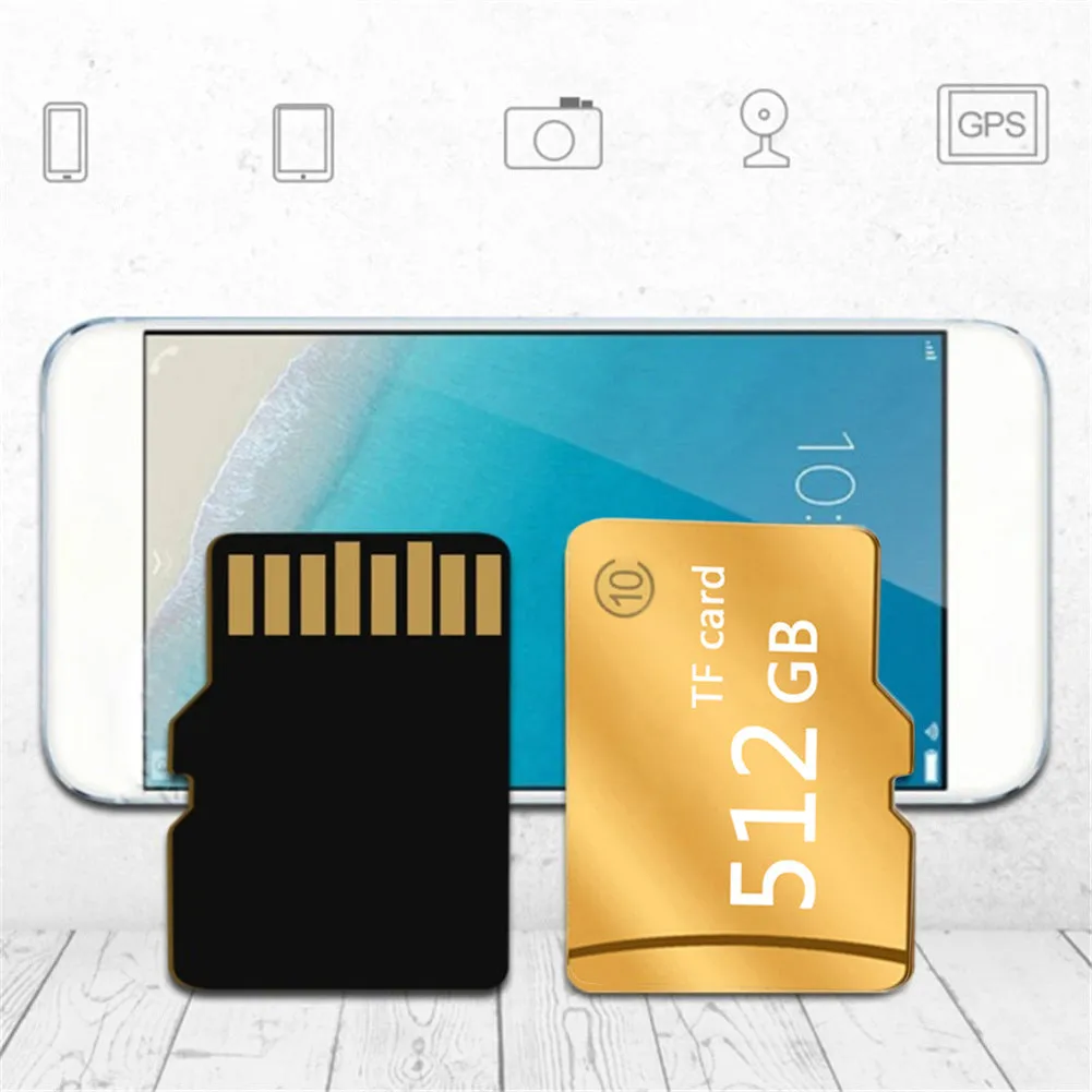 SD memory card recorder in black with 128GB capacity rating
