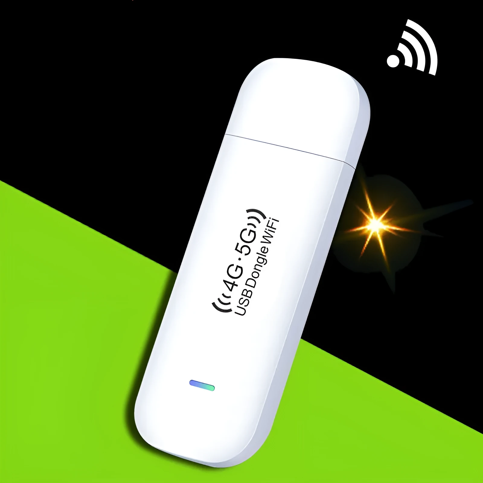 4G Wireless Router Portable Wifi Card compact 95x32.5x12mm device with SIM slot and firewall