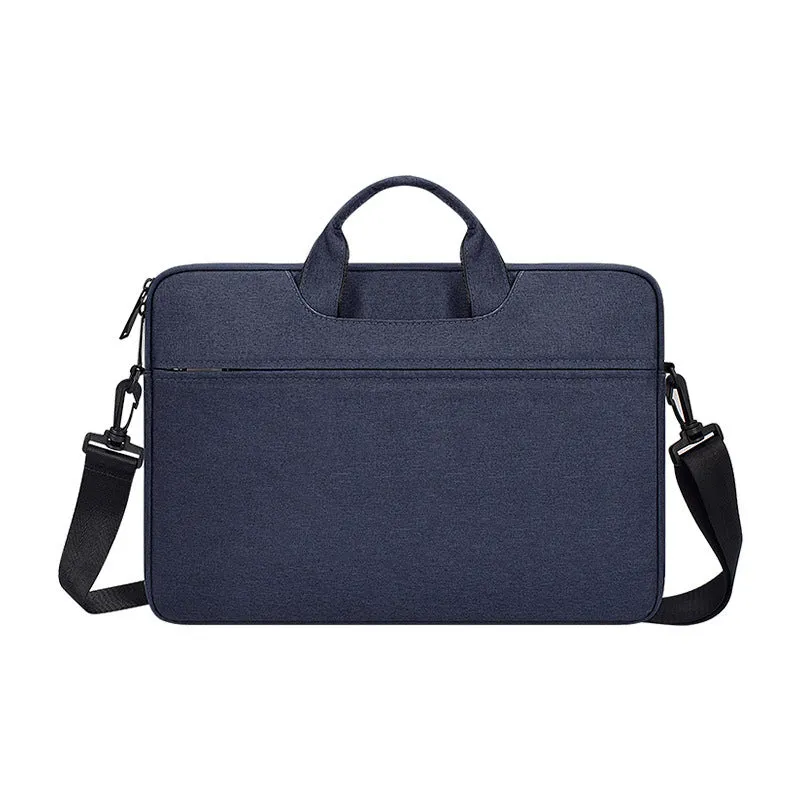 Waterproof Oxford cloth laptop bag 13-15.6 inch with lock and shoulder strap horizontal square