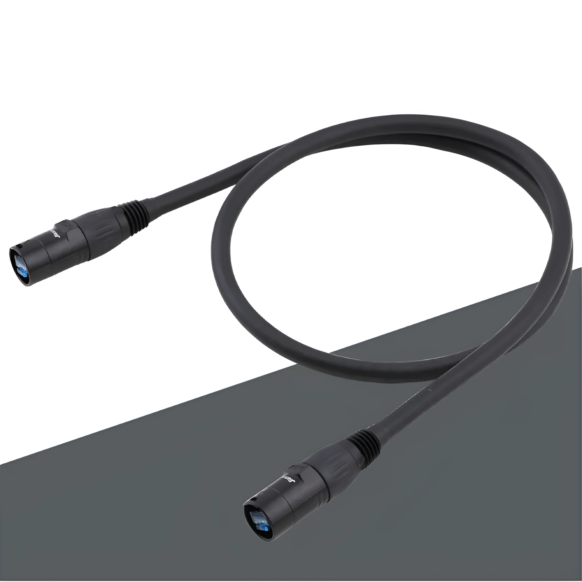 10-metre long grey CAT6 RJ45 Ethernet extension cable with connectors on a white background