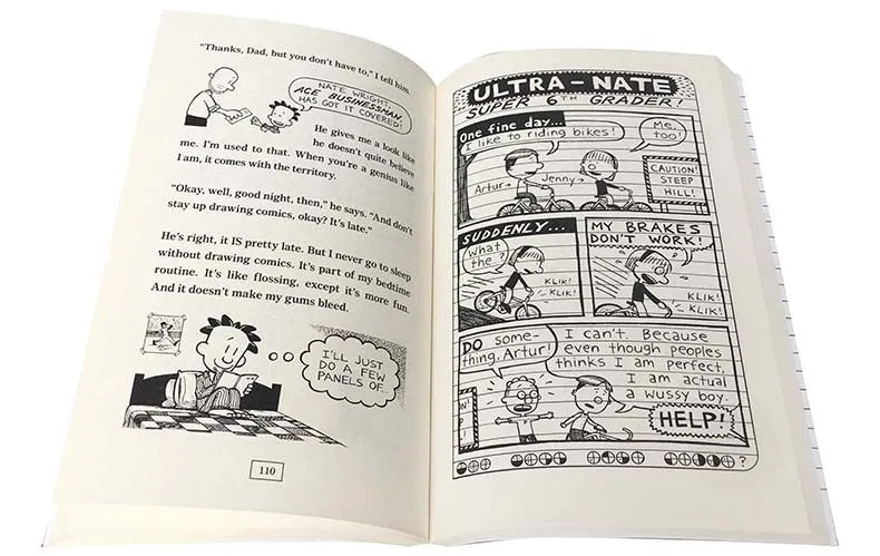Big Nate 8-book box set cardboard cover with cartoon illustrations of Nate Wright