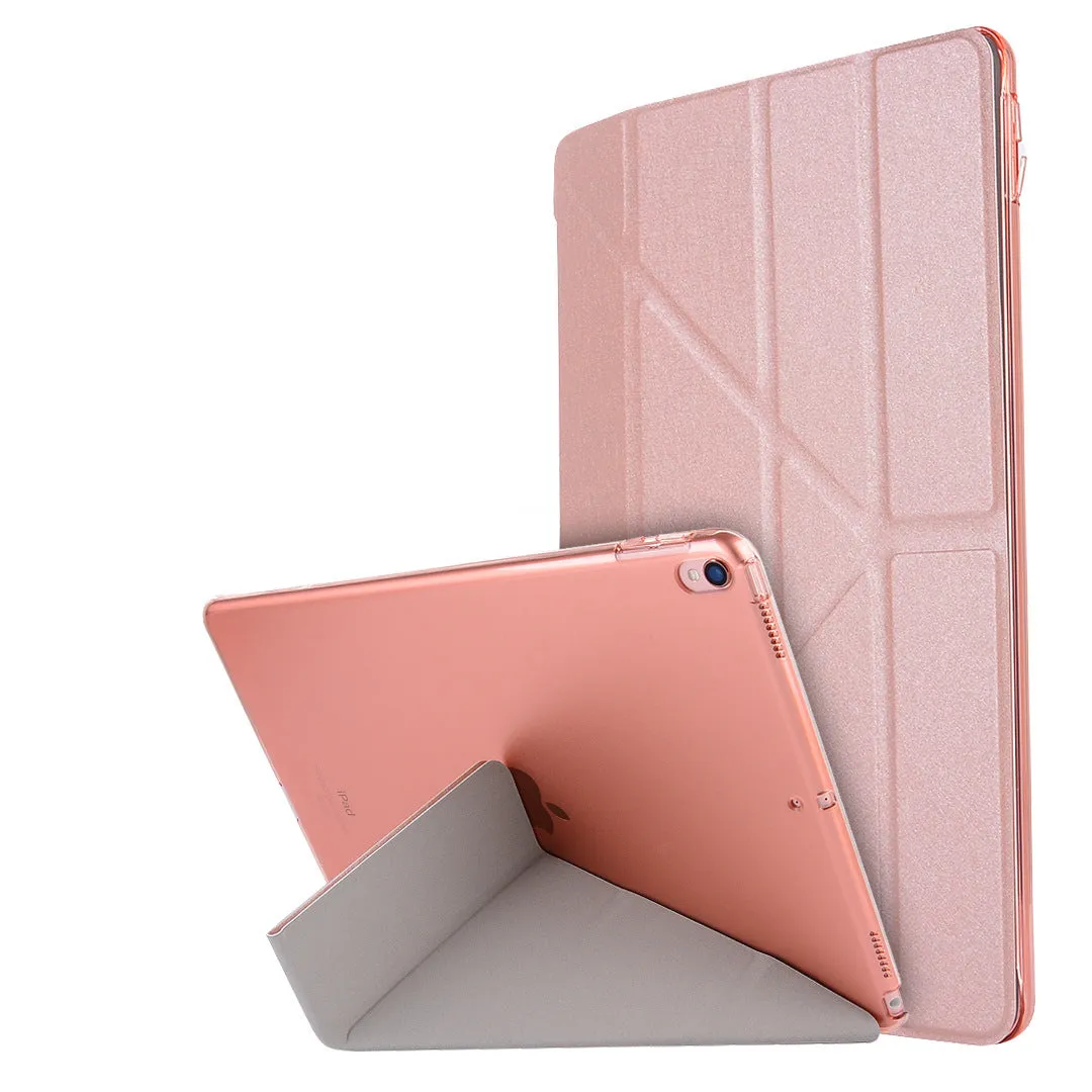 Ultra-thin PU leather protective case for iPad 9.7 and Pro 11, in black, showing front cover with precise cutouts