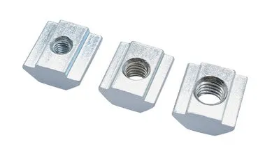 Ideaformer Type 0 T-nut slider for 2020 aluminium profile with 6mm slot, M3 thread option