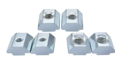 Ideaformer Type 0 T-nut slider for 2020 aluminium profile with 6mm slot, M3 thread option