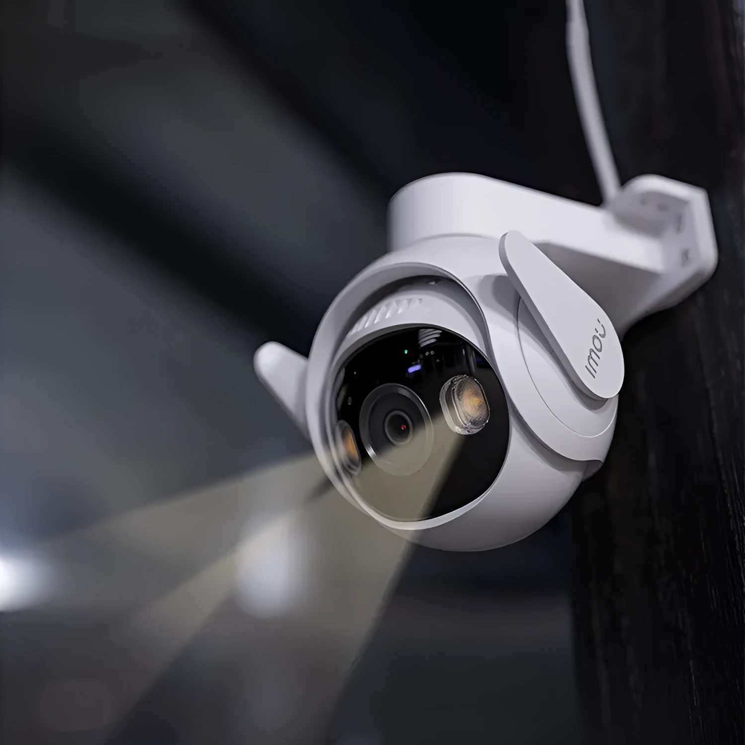 5 million pixel outdoor security camera 2-inch ball wall mount with infrared night vision
