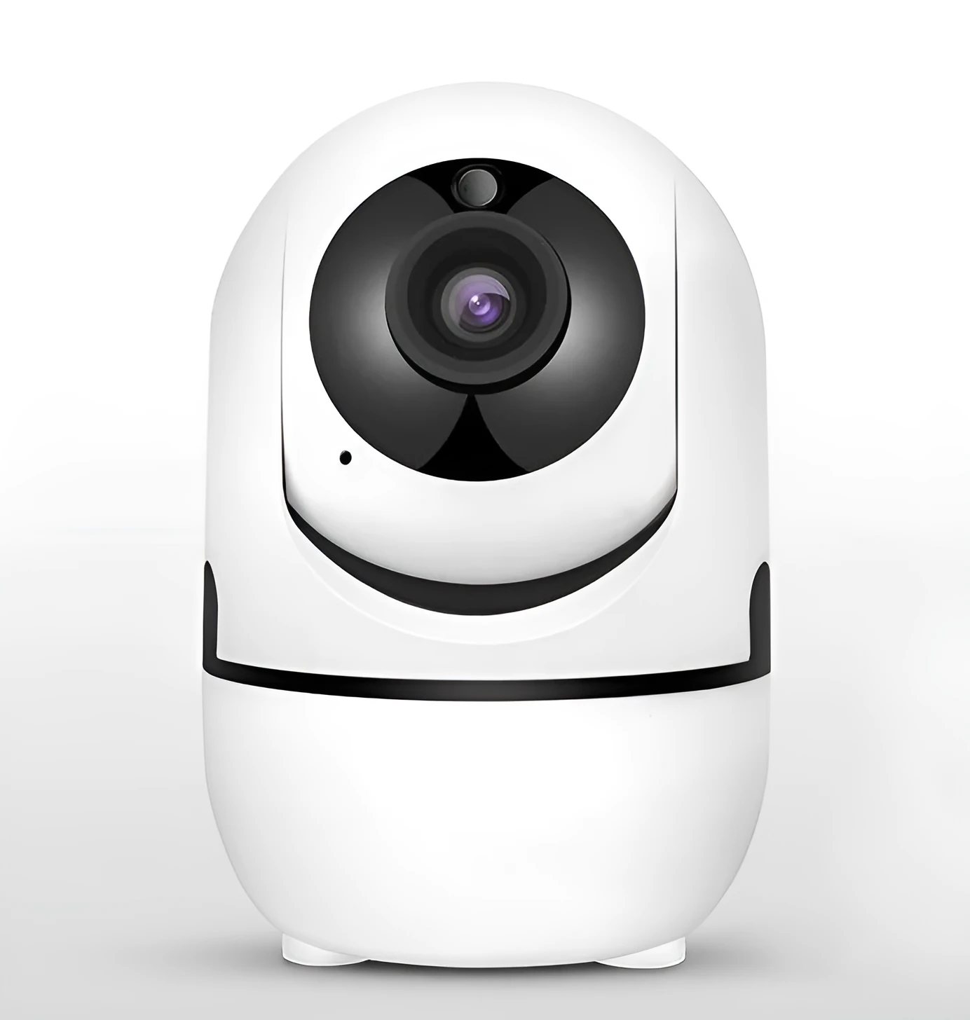 1080p AI PTZ WiFi security camera with automatic tracking and night vision for indoor home surveillance