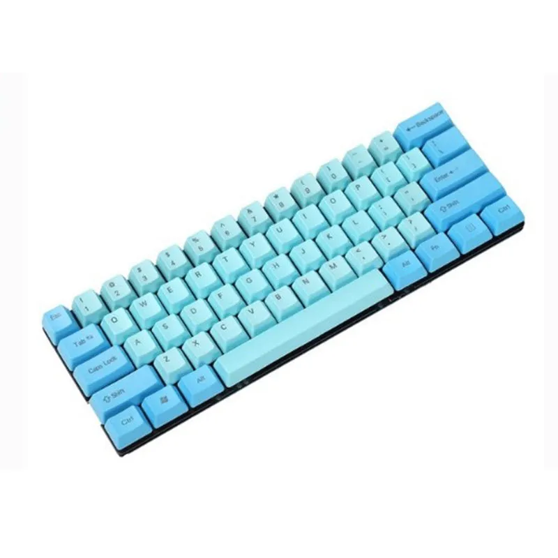 Mechanical keyboard keycap set in large carbon colour matching, 104 keys, wired USB, waterproof