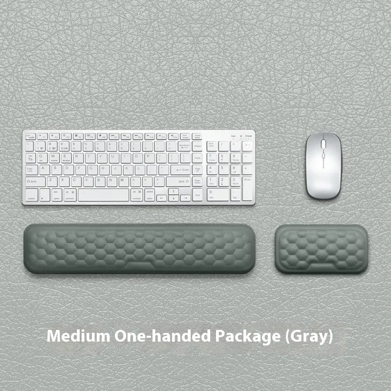 Memory foam mouse wrist pad with silicone base in black cloth cover option
