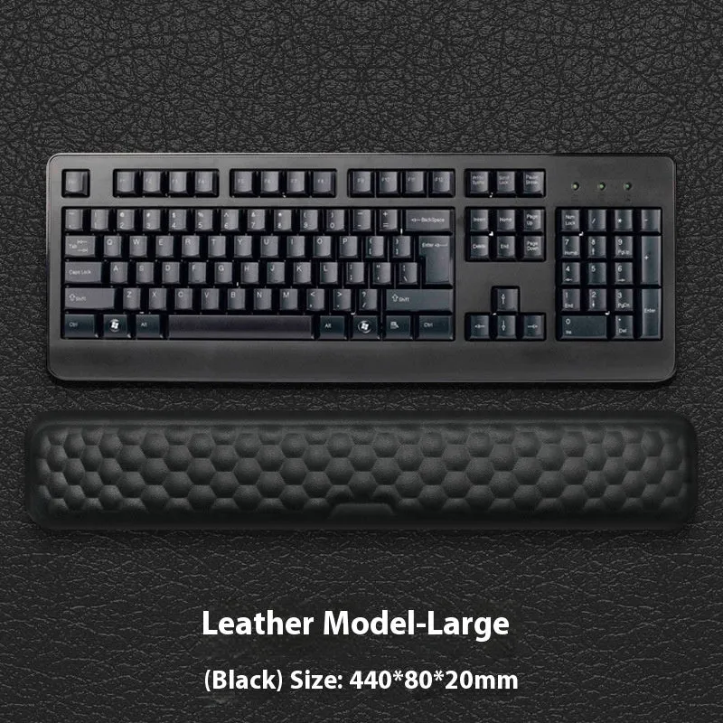 Memory foam mouse wrist pad with silicone base in black cloth cover option