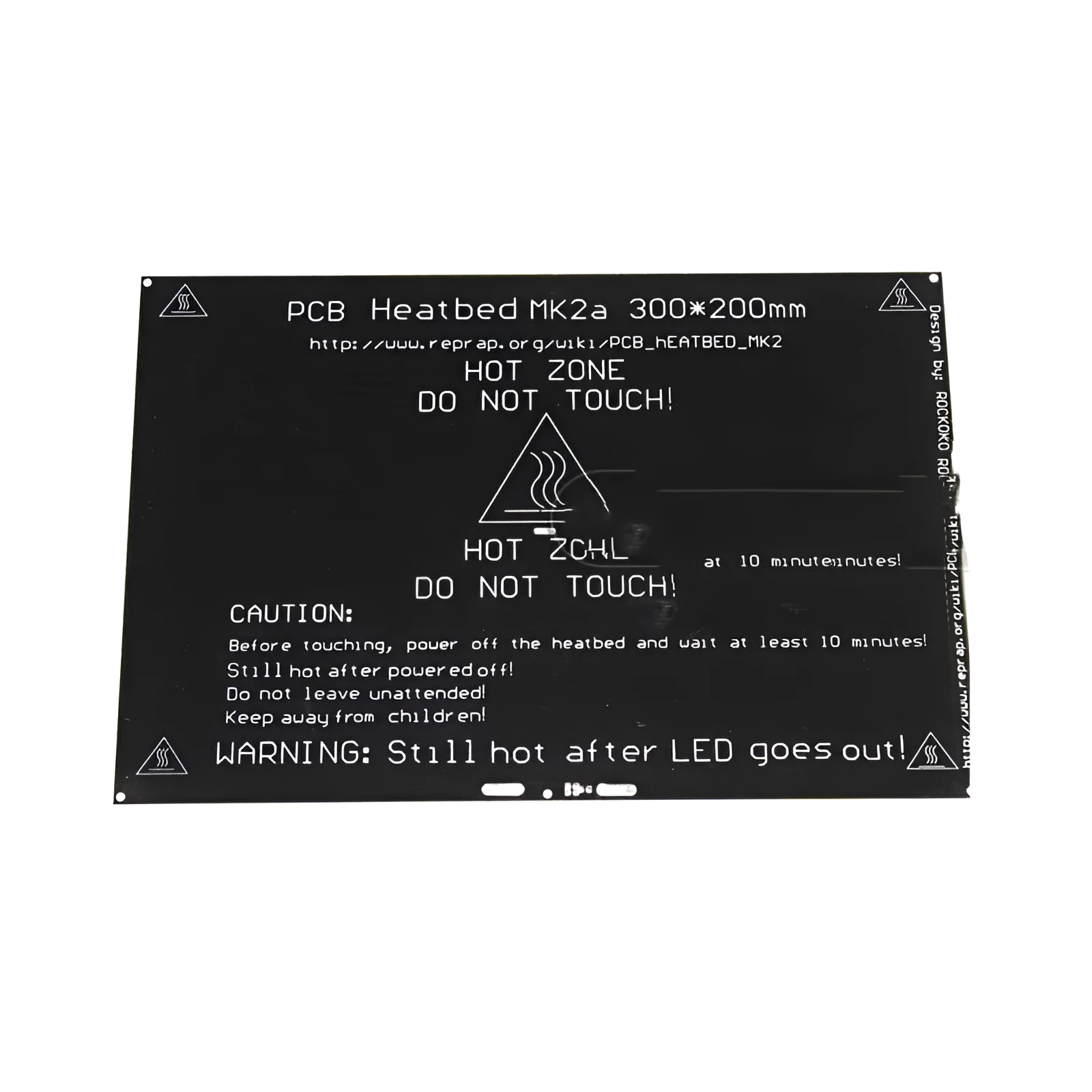 MK2A 3D printer hot bed platform aluminium substrate 200x300mm replacement build plate