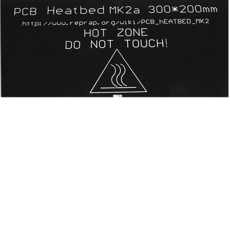 MK2A 3D printer hot bed platform aluminium substrate 200x300mm replacement build plate