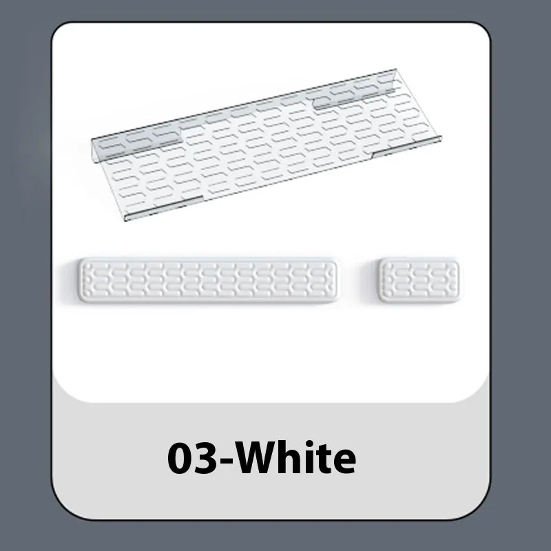 Double-sided keyboard and mouse pad with memory foam wrist rest in various colours