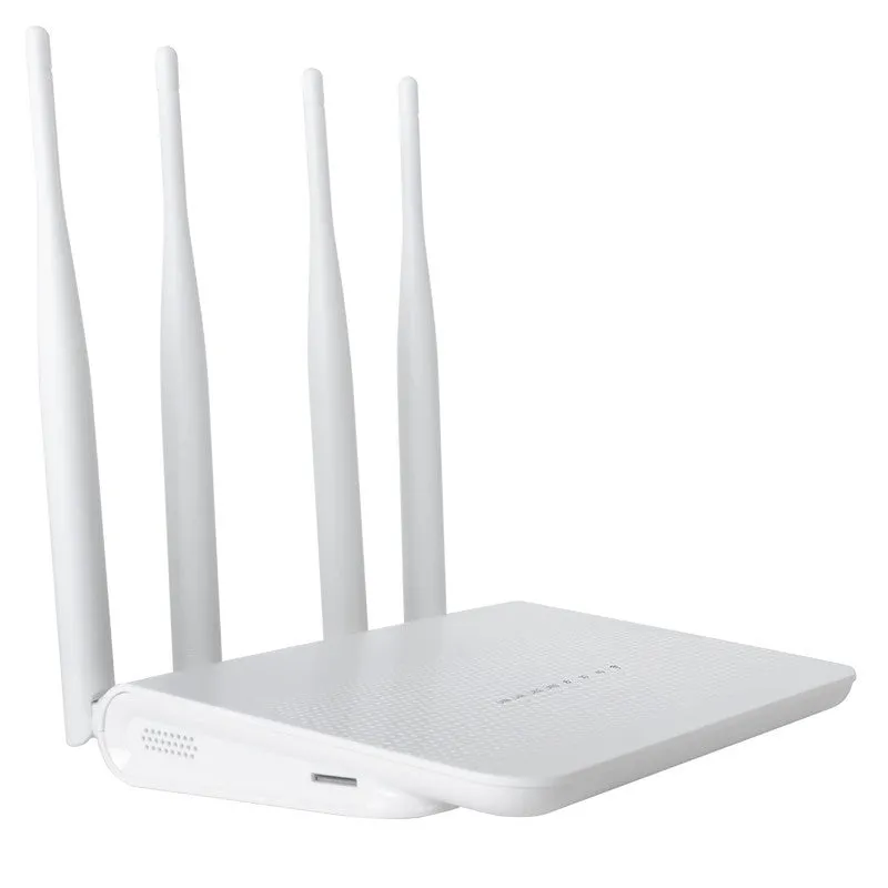 CPE210 4G LTE wireless router in white with EU plug, compact 24.3x14.6x5.5cm