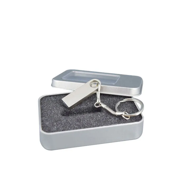 32GB metal USB flash drive with rotating connector in black and grey, mini size 4.2cm