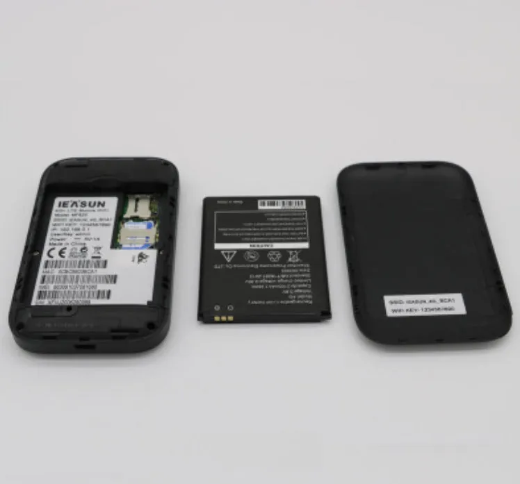 Black portable 4G wifi hotspot router mini wireless 46cm size USB powered