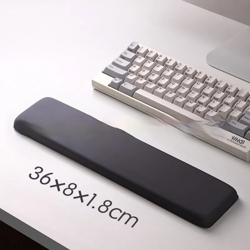 Square cloth mouse pad with silicone gel wrist rest in black, blue, pink or purple patterns