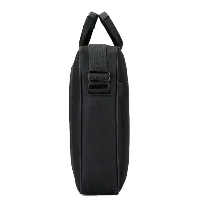 Black polyester diagonal shoulder laptop bag for 15-15.6 inch ASUS laptops