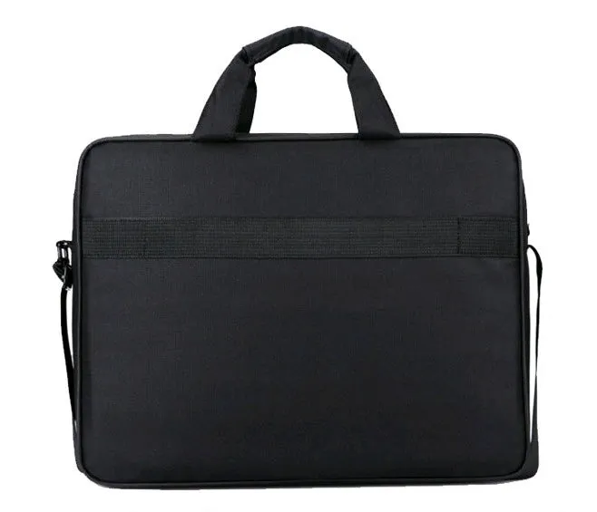 Black polyester diagonal shoulder laptop bag for 15-15.6 inch ASUS laptops