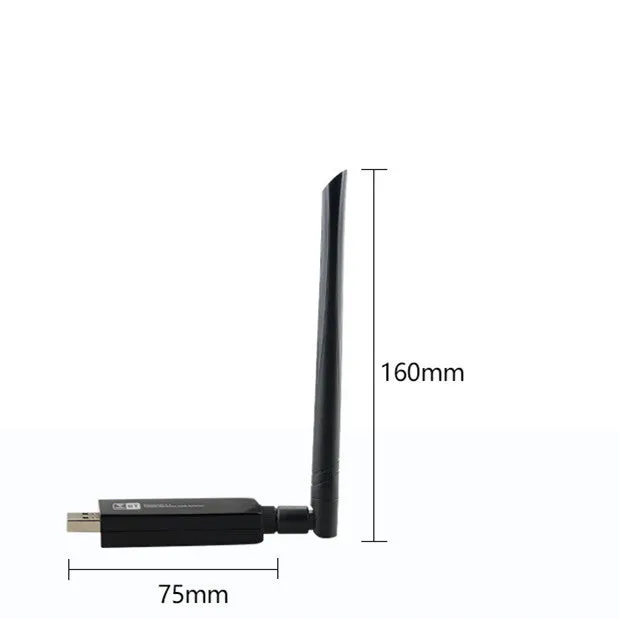 W97L-5DB USB 3.0 wireless Bluetooth network card black dual band Wi-Fi adapter