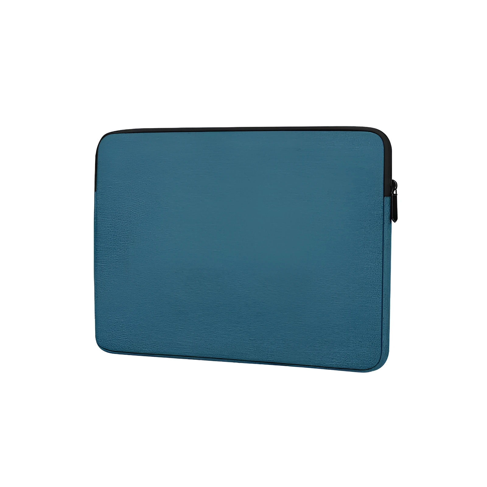 Black ant cloth liner bag for 13 inch iPad or MacBook with zipper closure and fluffy lining