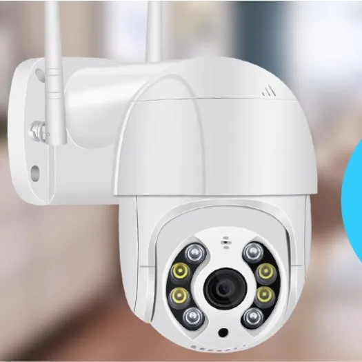 2MP 1080P wireless WiFi AI surveillance camera ball machine with dual light infrared night vision and cloud storage