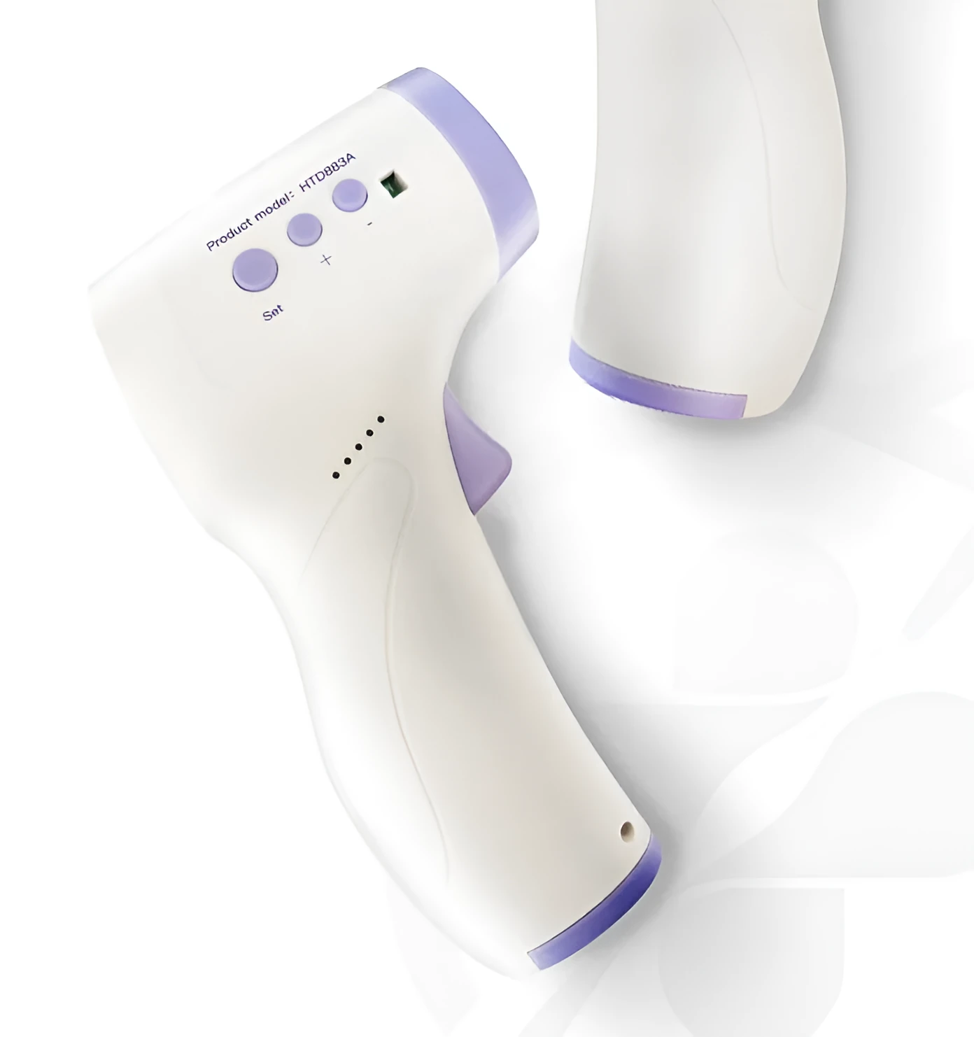 Non-contact infrared temperature measuring gun model HTD883A with digital display and trigger button