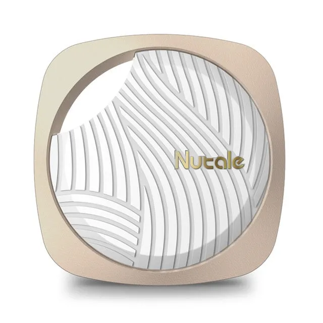 Bluetooth tracker key finder 40x40x7.9mm aluminium alloy polycarbonate black or champagne
