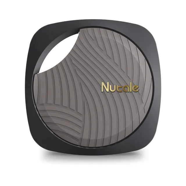 Bluetooth tracker key finder 40x40x7.9mm aluminium alloy polycarbonate black or champagne
