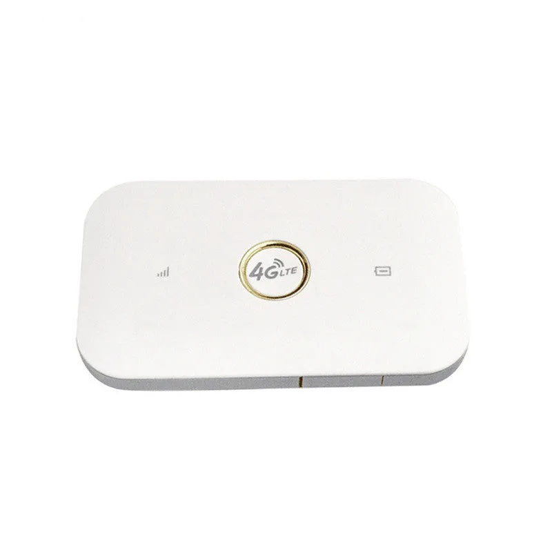 Portable 4G car wireless router with single SIM slot, measuring 104mm by 64mm by 15mm