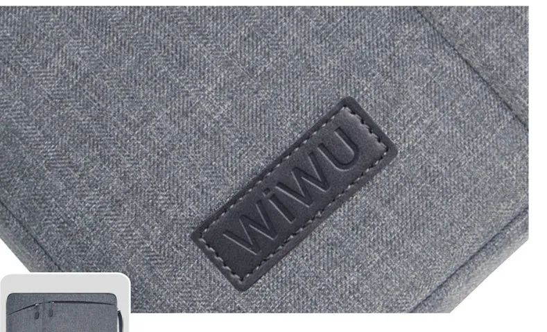 Shockproof portable laptop case in black nylon with zipper closure and interior pockets, fits 15.6 inch laptop