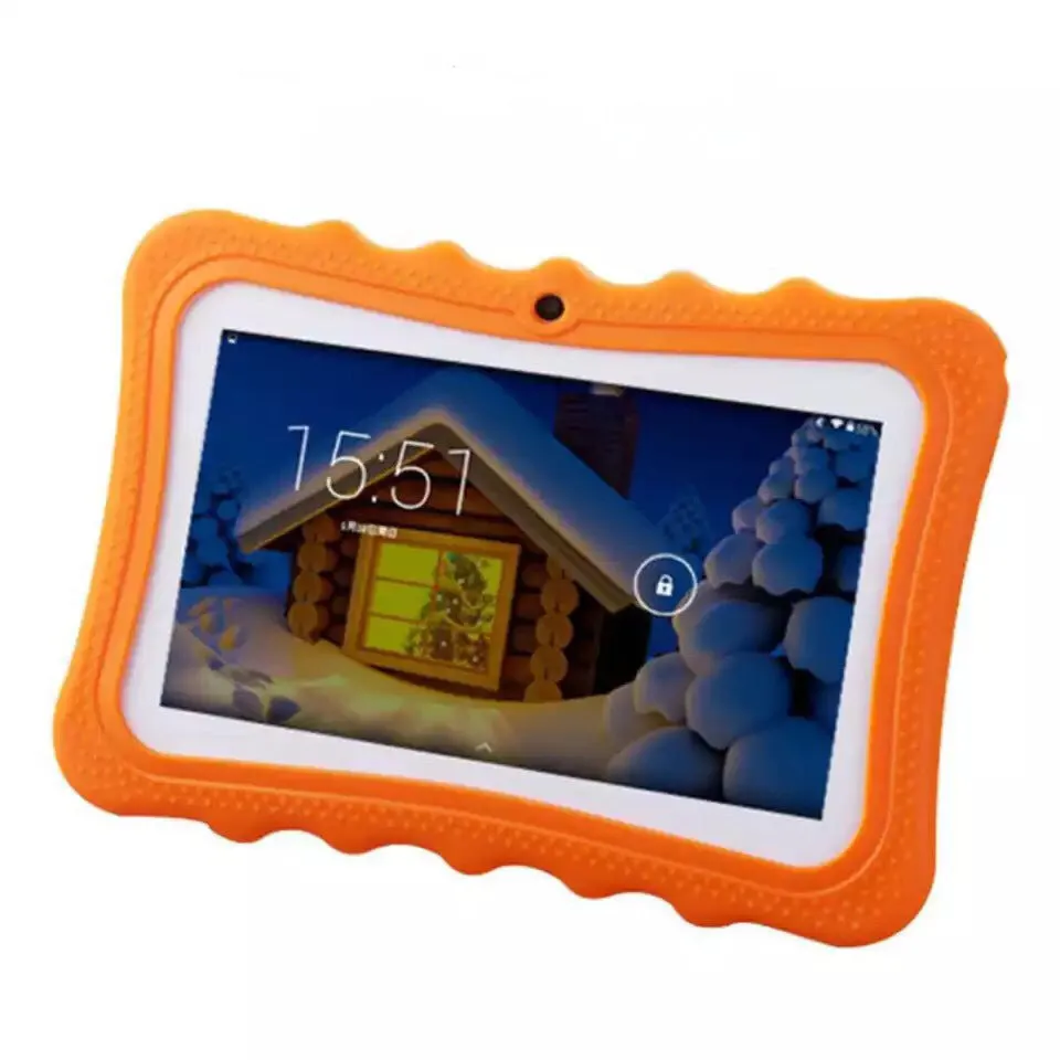 Children's tablet learning machine with 7 inch HD screen in Rose Pink colour