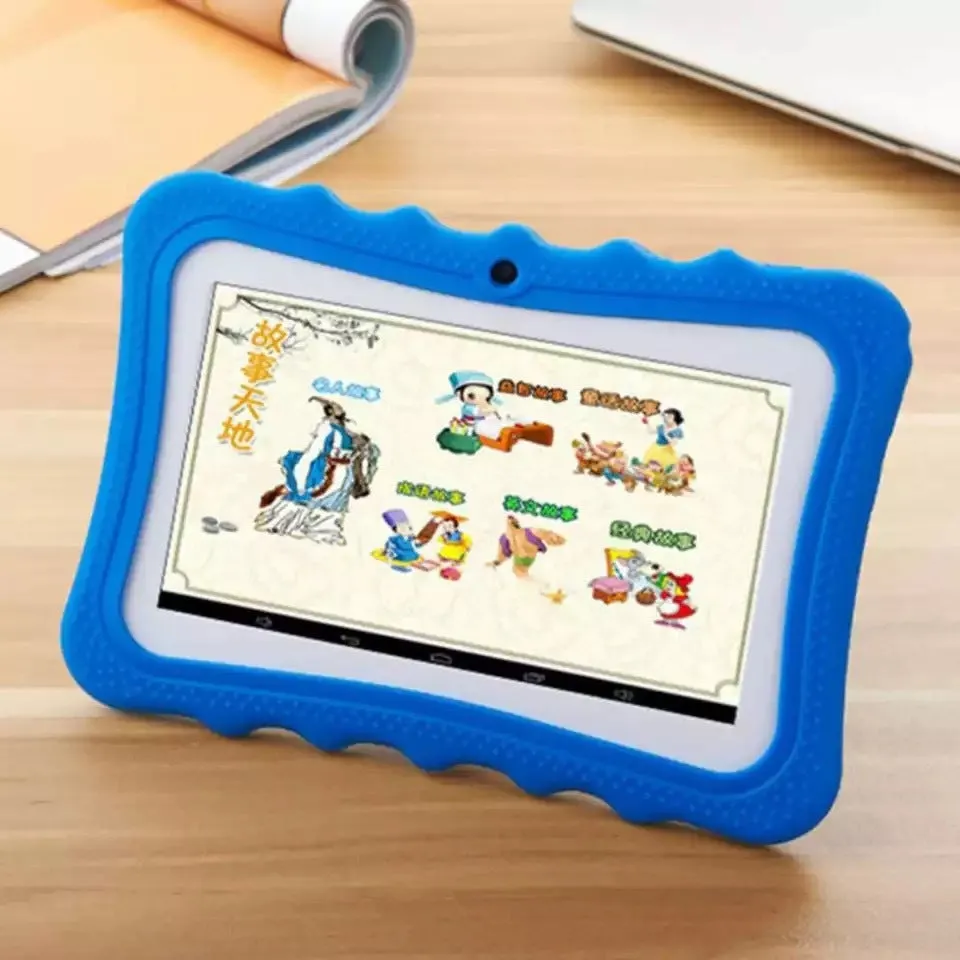 Children's tablet learning machine with 7 inch HD screen in Rose Pink colour
