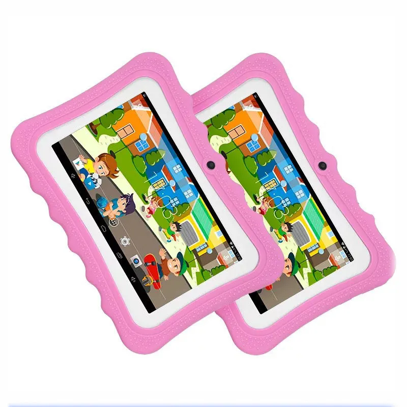 Children's tablet learning machine with 7 inch HD screen in Rose Pink colour