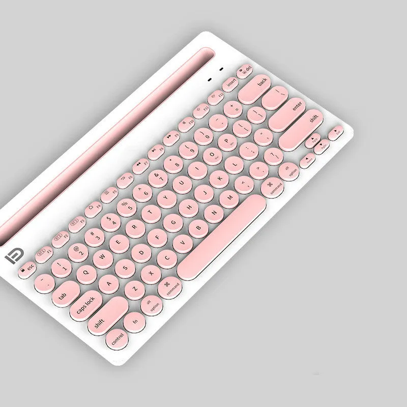 Wireless Bluetooth keyboard full-size 297x178x22mm slim profile Black colour desktop typing