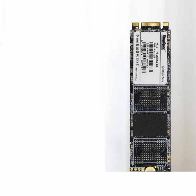 KingSpec M.2 NGFF 2280 SATA SSD solid state drive black PCB 22x80mm