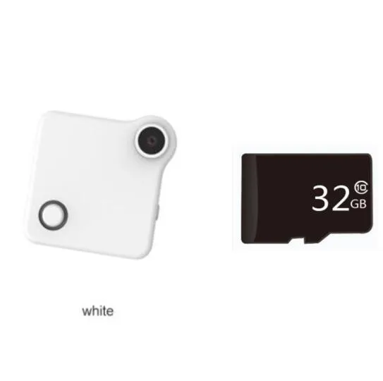 C1 CookyCam mini wearable body camera with clip and magnetic mount in black, 32g, 720p HD