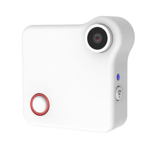 C1 CookyCam mini wearable body camera with clip and magnetic mount in black, 32g, 720p HD