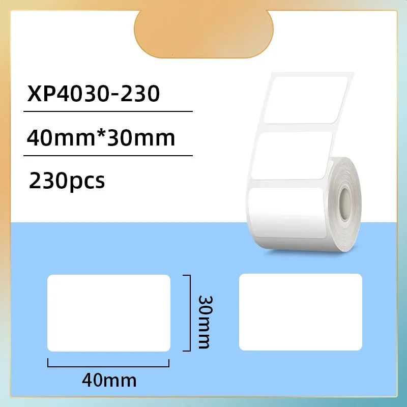 New handheld bar code printer in white plastic with Bluetooth and USB port