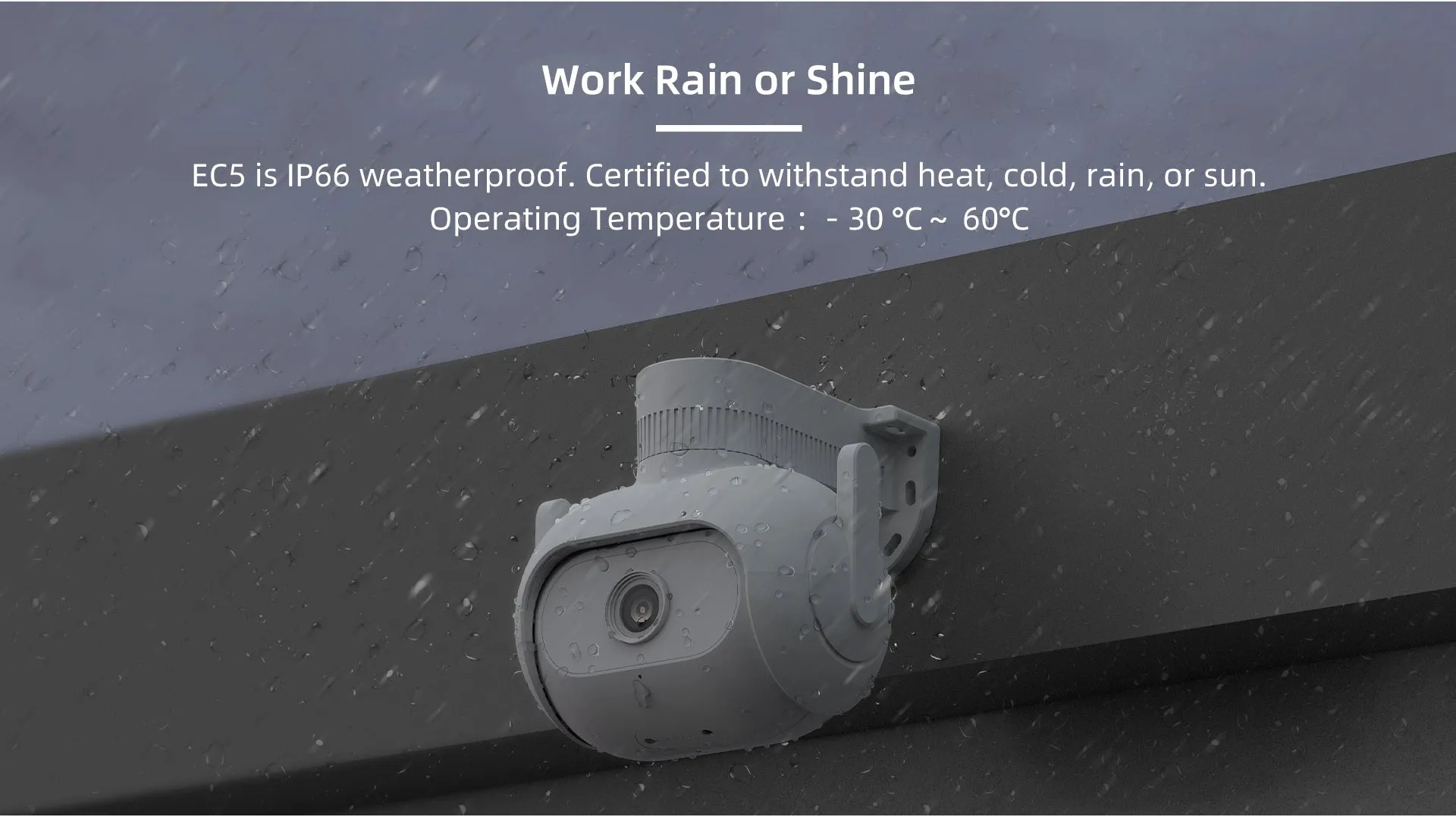 IMILAB EC5 outdoor floodlight security camera in white with 2K resolution and 360 degree rotation