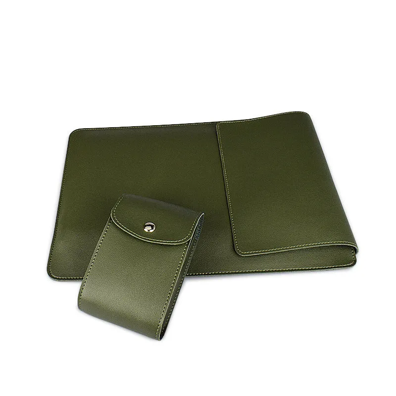 Laptop protective holster bracket inner bag leather texture PU in Black for 13.3 inch laptop simple style