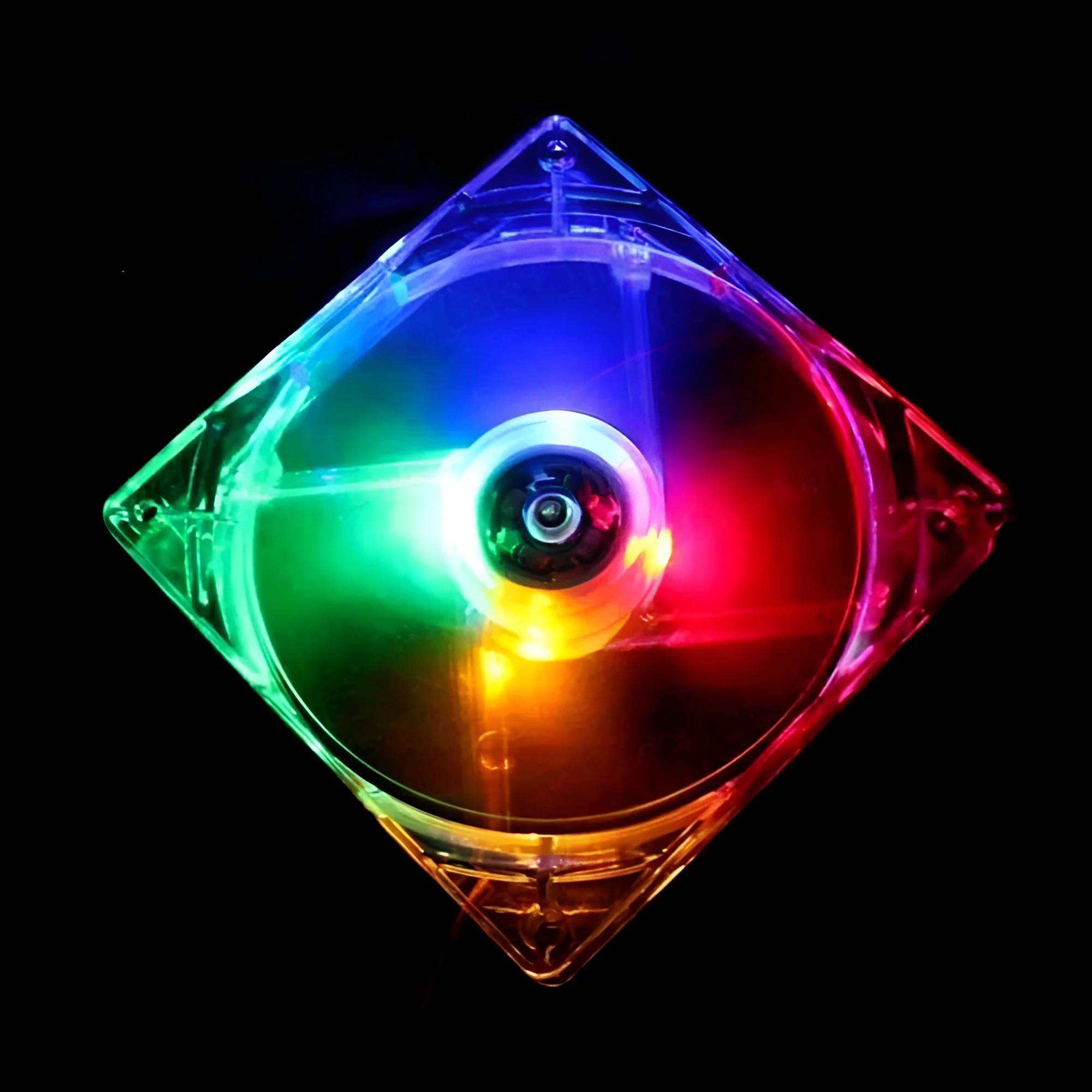 120mm blue LED PC cooling fan with 4-pin connector and 30cm cable