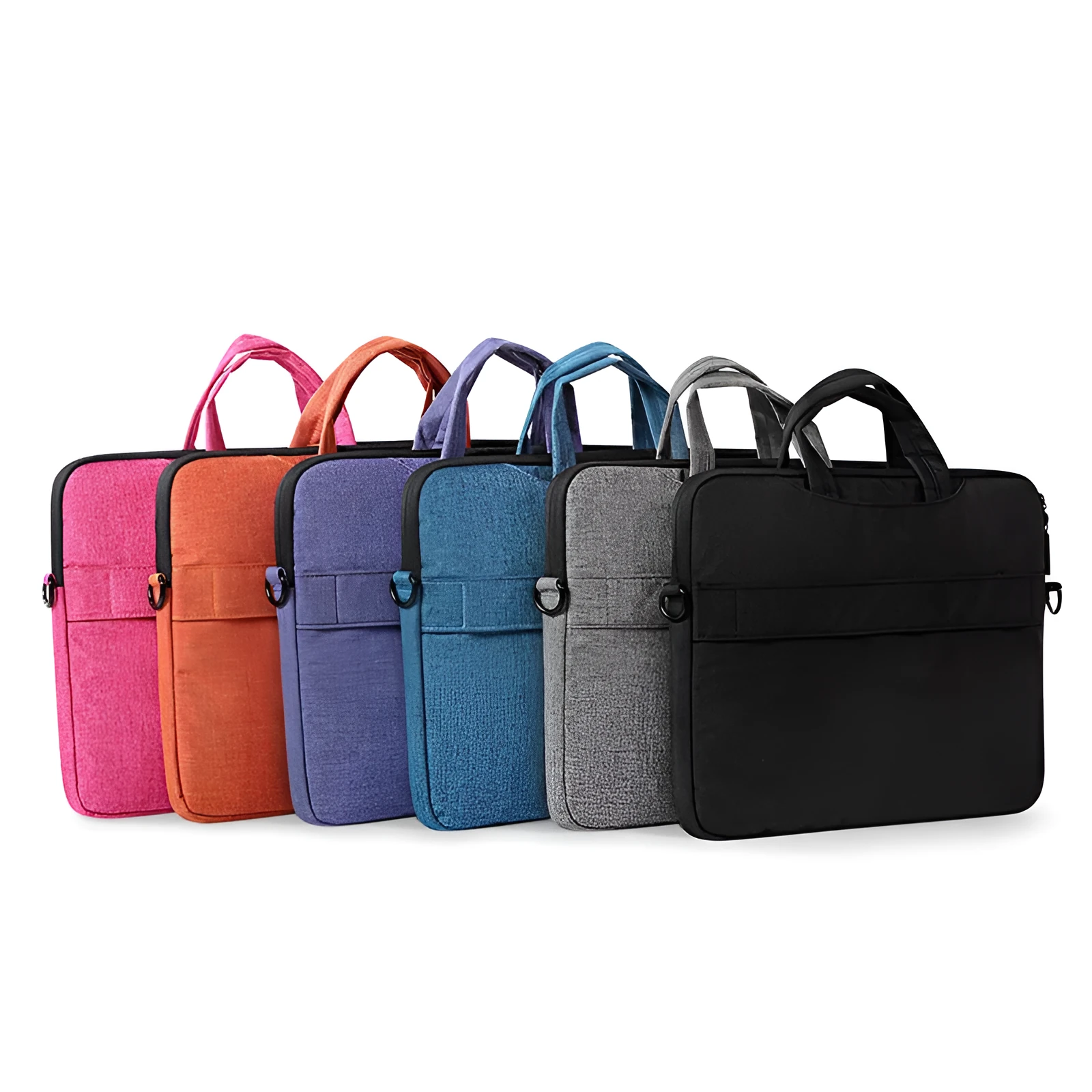Okade super thin waterproof shockproof burlap laptop shoulder bag for 13 inch MacBook Pro in gray
