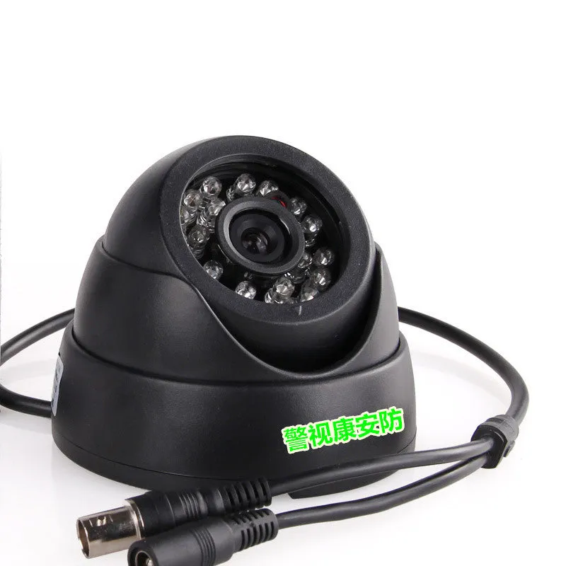 Indoor dome surveillance camera with infrared 480 TVL resolution 3.6mm lens