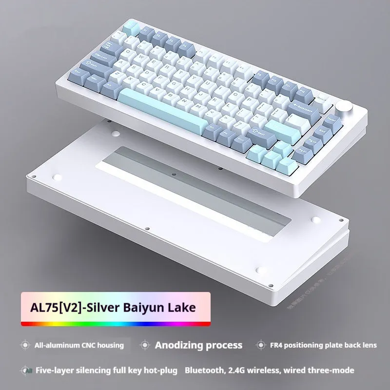 Heiji Snake aluminium mechanical keyboard kit with multiple colour options and assembly tools