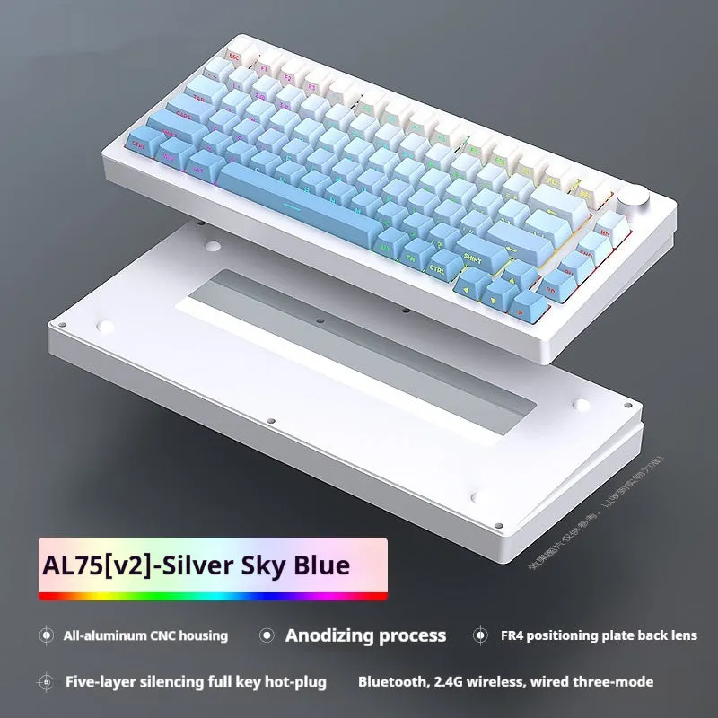Heiji Snake aluminium mechanical keyboard kit with multiple colour options and assembly tools