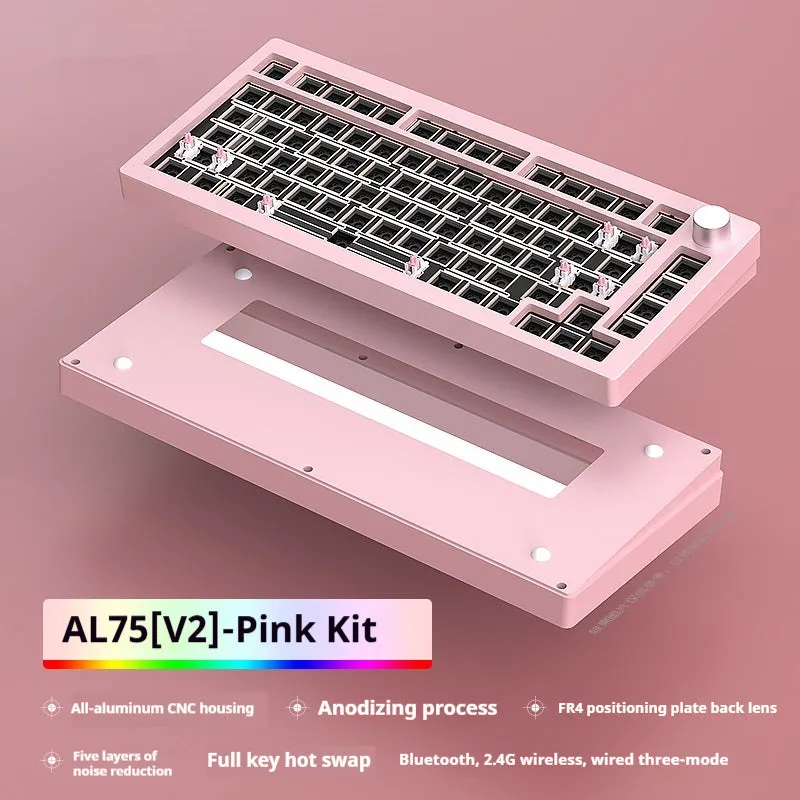 Heiji Snake aluminium mechanical keyboard kit with multiple colour options and assembly tools