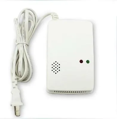 Domestic gas leak alarm wall-mounted for kitchen or hotel use, 110-220V AC, EU or US model